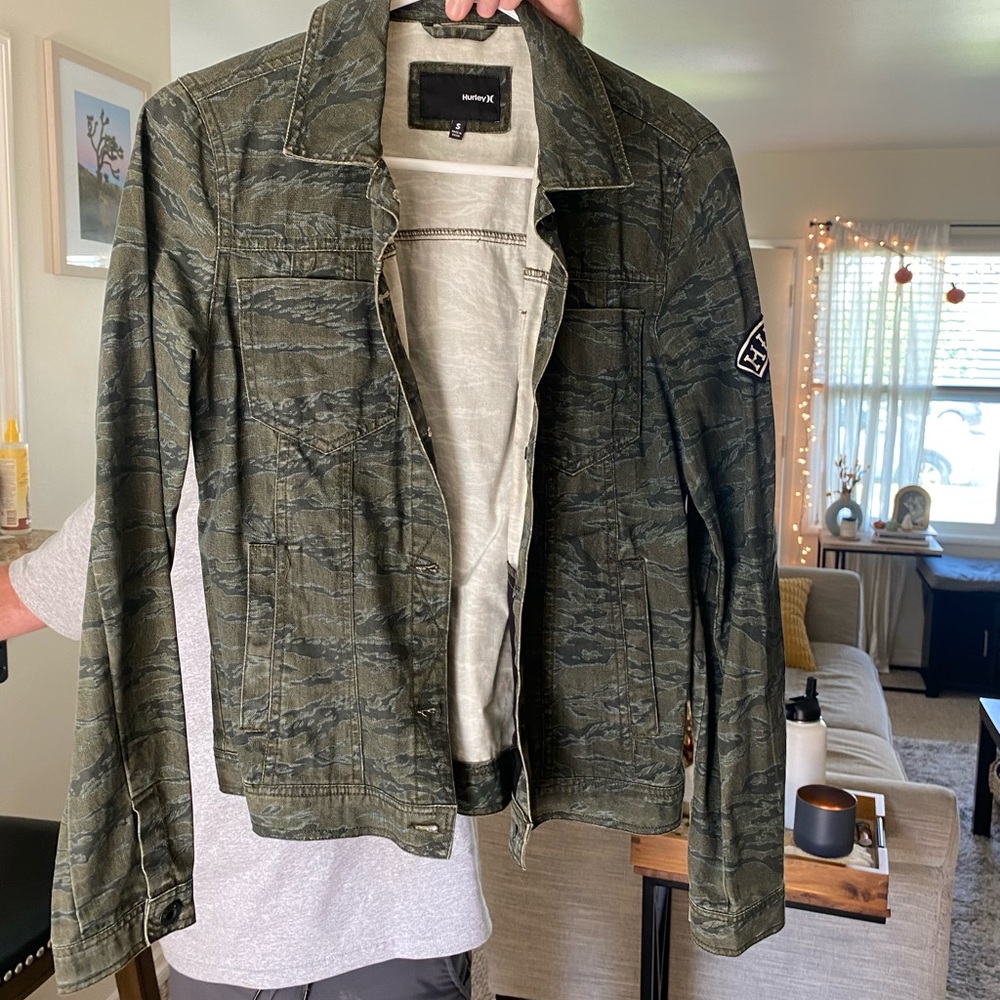 Hurley camouflage utility jacket